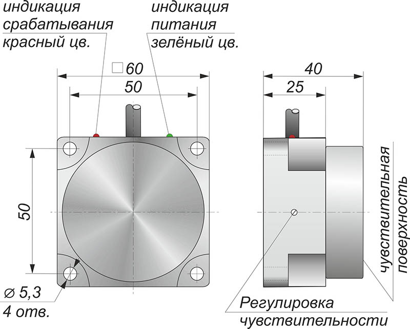 Габаритный чертеж