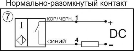 Датчик бесконтактный индуктивный И38-NO-DC-HT